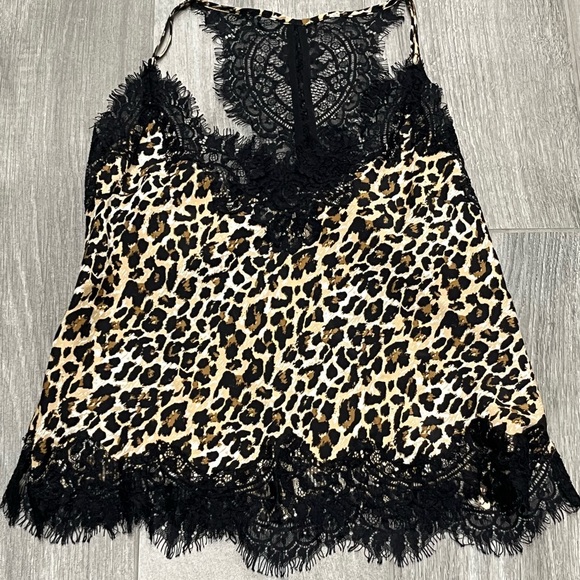 Gold Hawk leopard/ lace tank - XS - Picture 2 of 5